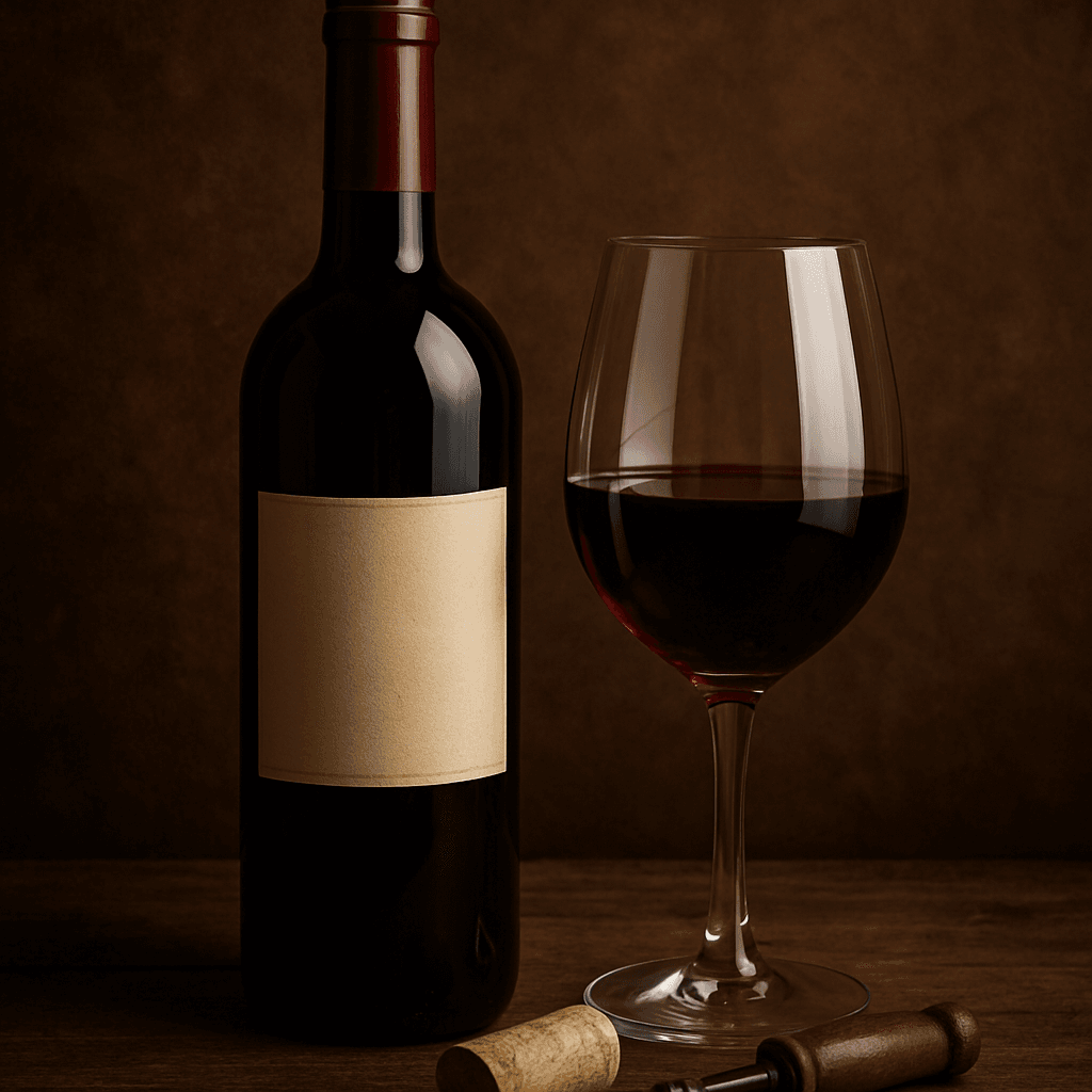 Elegant wine selection
